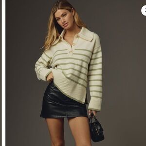 Anthropologie Maeve Henley Pullover Sweater